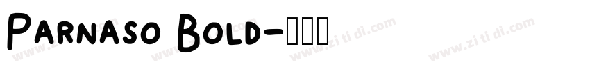 Parnaso Bold字体转换